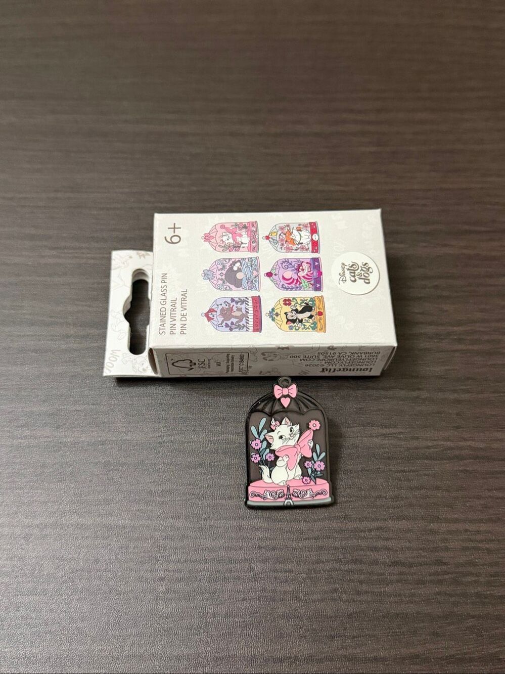 Loungefly Disney Cat Terrarium Blind Box Enamel Pin - Marie